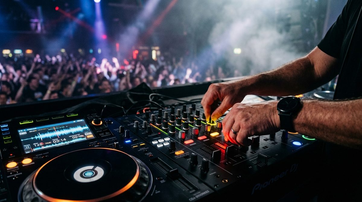 Behind the Decks
